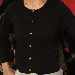 Black and Gold lace Cardigan